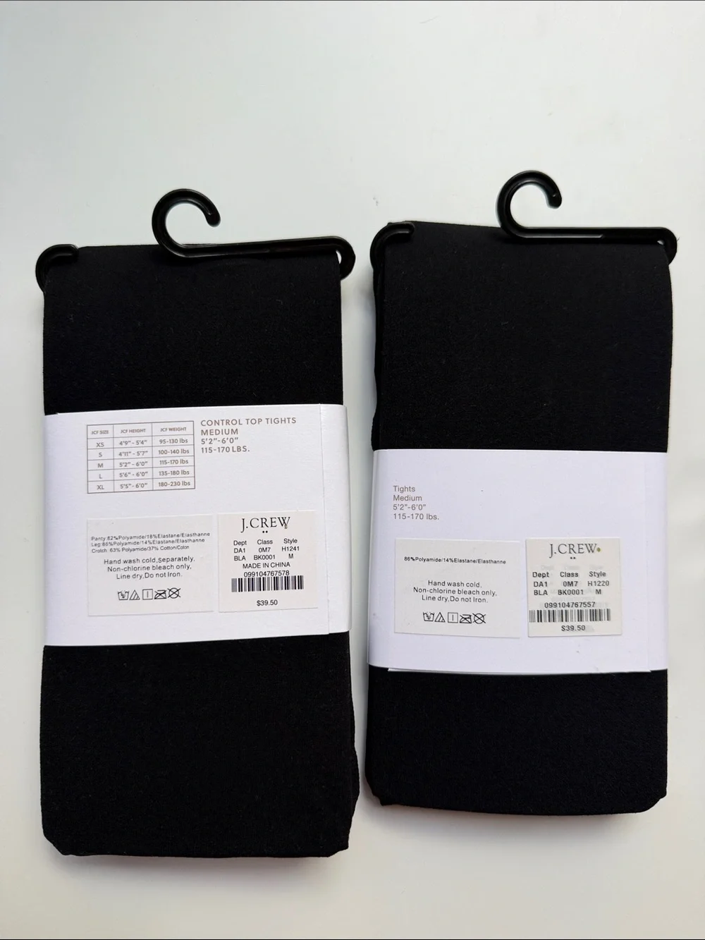 J. Crew Tights Pack of 2 Size M